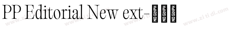 PP Editorial New ext字体转换